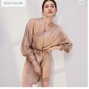 NEW LUNYA WASHABLE SILK ROBE